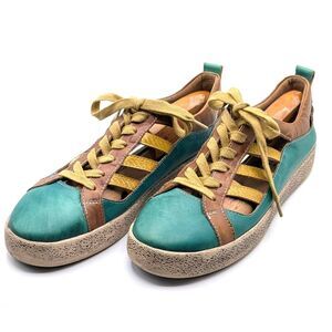 L'Artiste by Spring Step Porscha Leather Cutout Sneakers Women's EU 41 / US 10.5